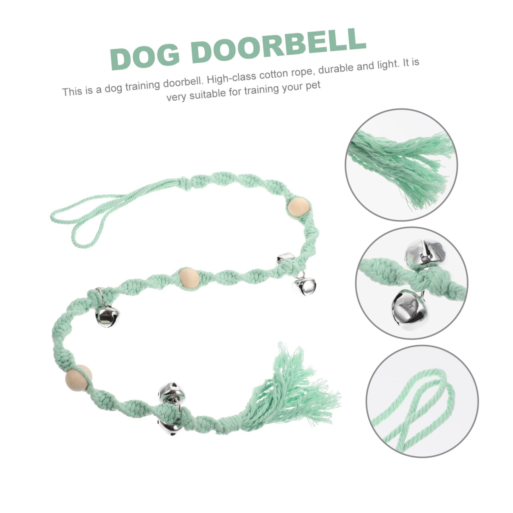 HANABASS Dog Door Bell for Door Potty Training Delicate Dog Doorbell Design for Household Pet