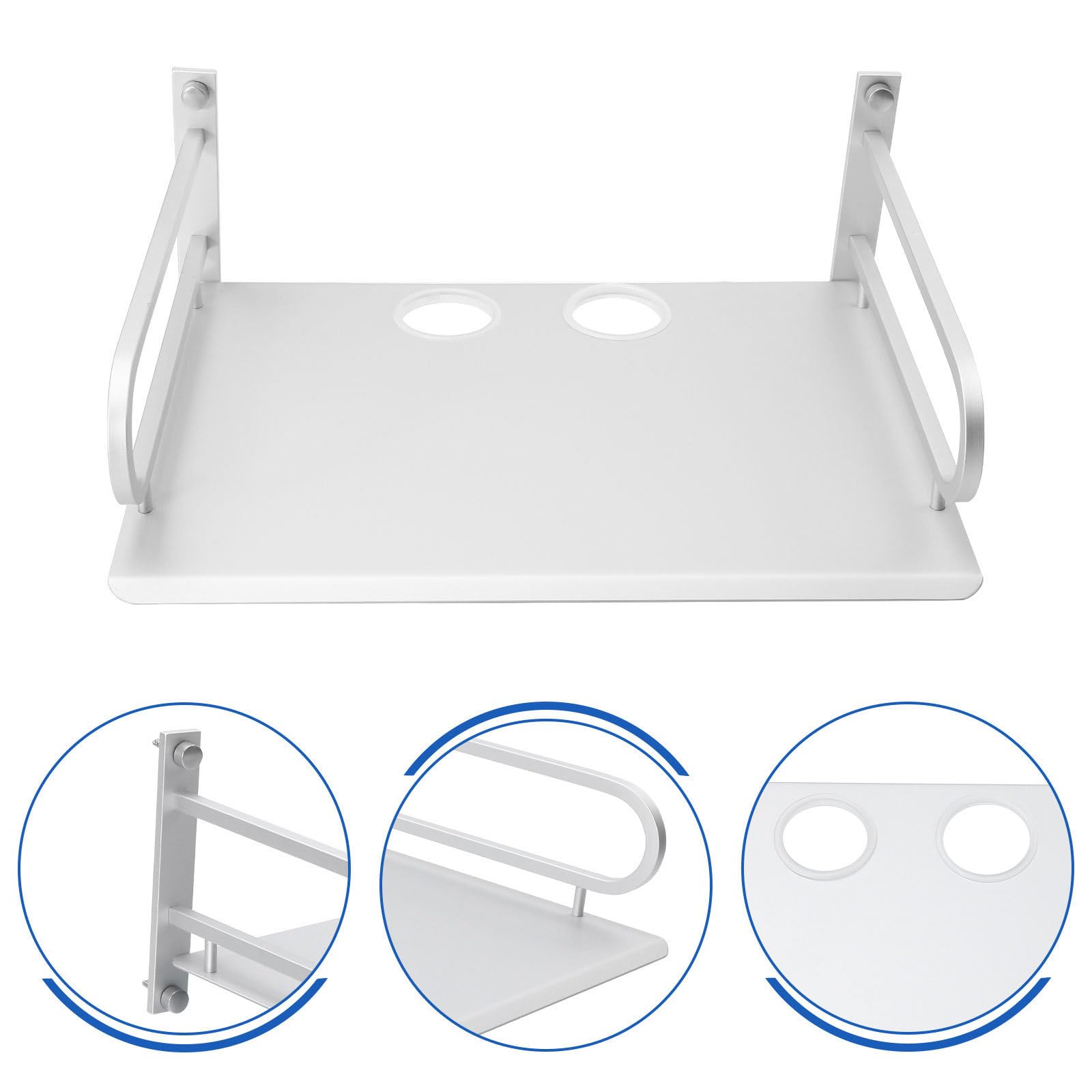 ifundom Soporte de Pared para Proyector de Aluminio, Flotante y Delgado