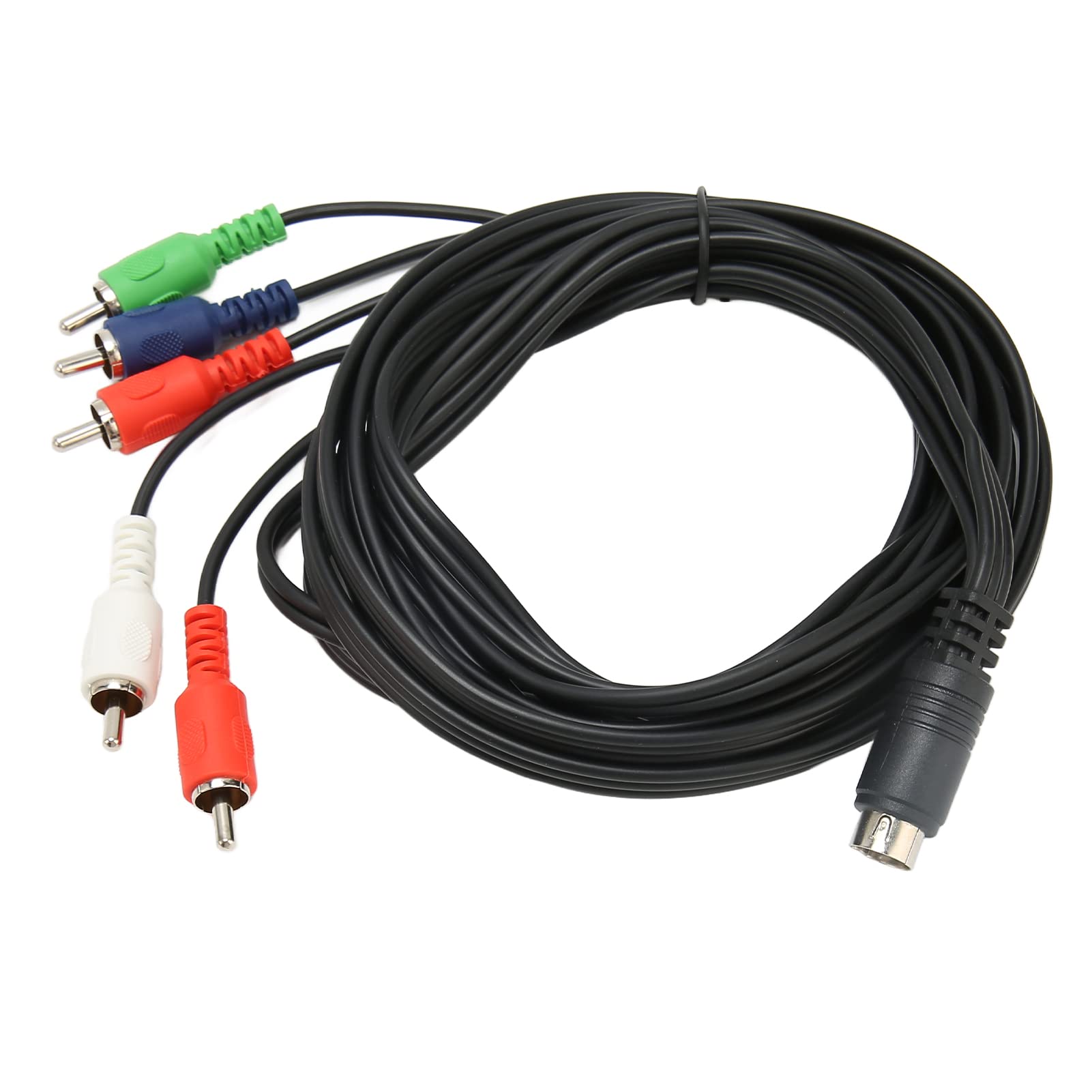 Cavo AV DIN di Ricambio a 10 Pin PVC Impermeabile Installazione Facile per Monitor Proiettori 6 Piedi