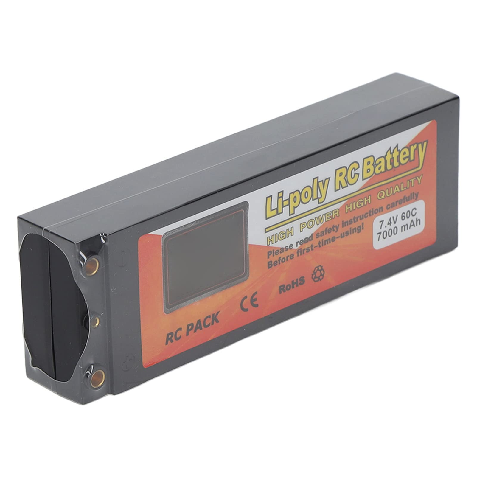 Generic Batteria Li Poly RC Potente Batteria Lipo da 7000 MAh 7,4 V 2S con Spina XT60 per Modello RC, Adatta per Modellismo di Auto 1/10 1/8, capacità Elevata per gli Appassionati di Auto
