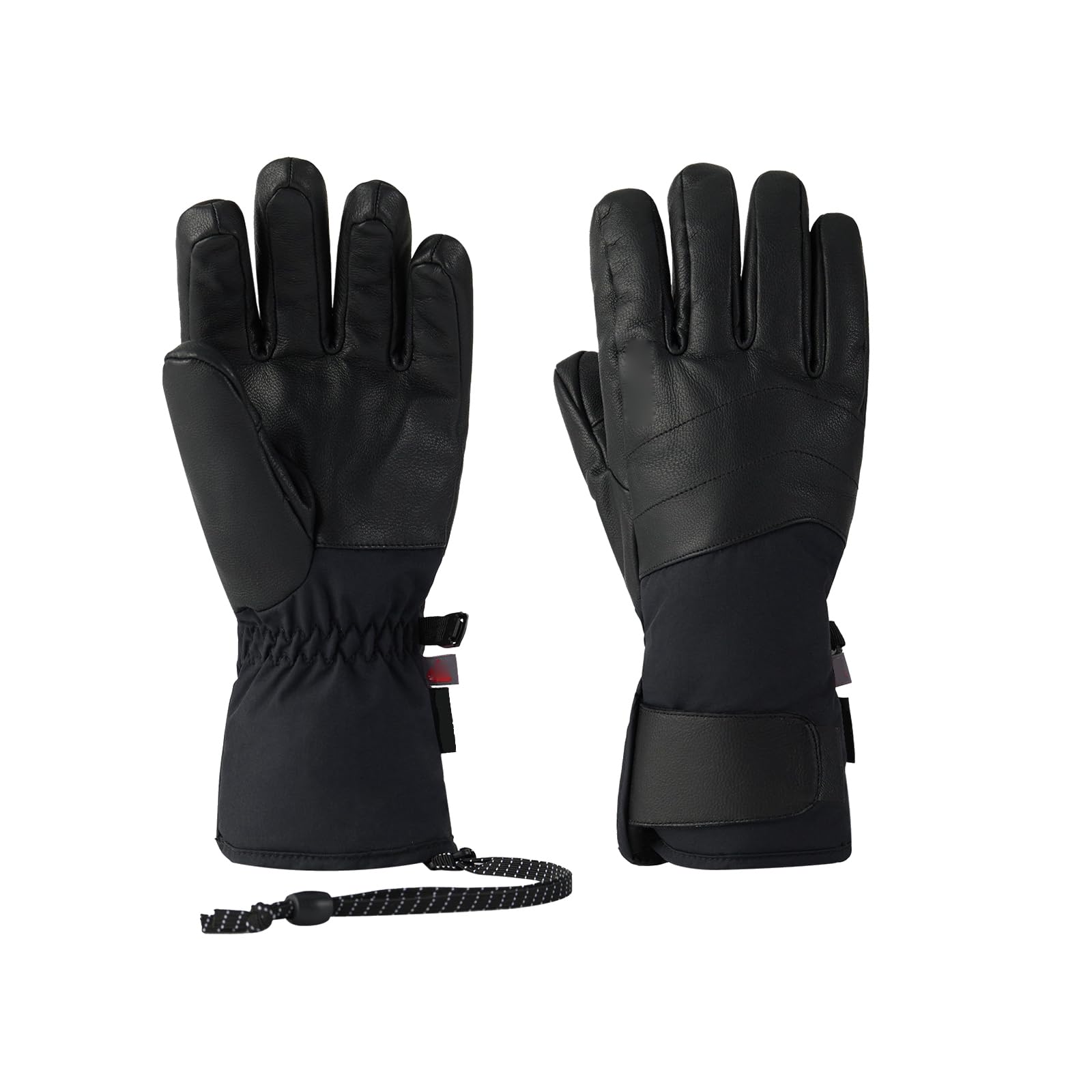 Guanti Invernali, Antivento Ciclismo Uomo e Donna, Guanti da Sci Impermeabili, Guanti Termici Caldi,[b] Black,L