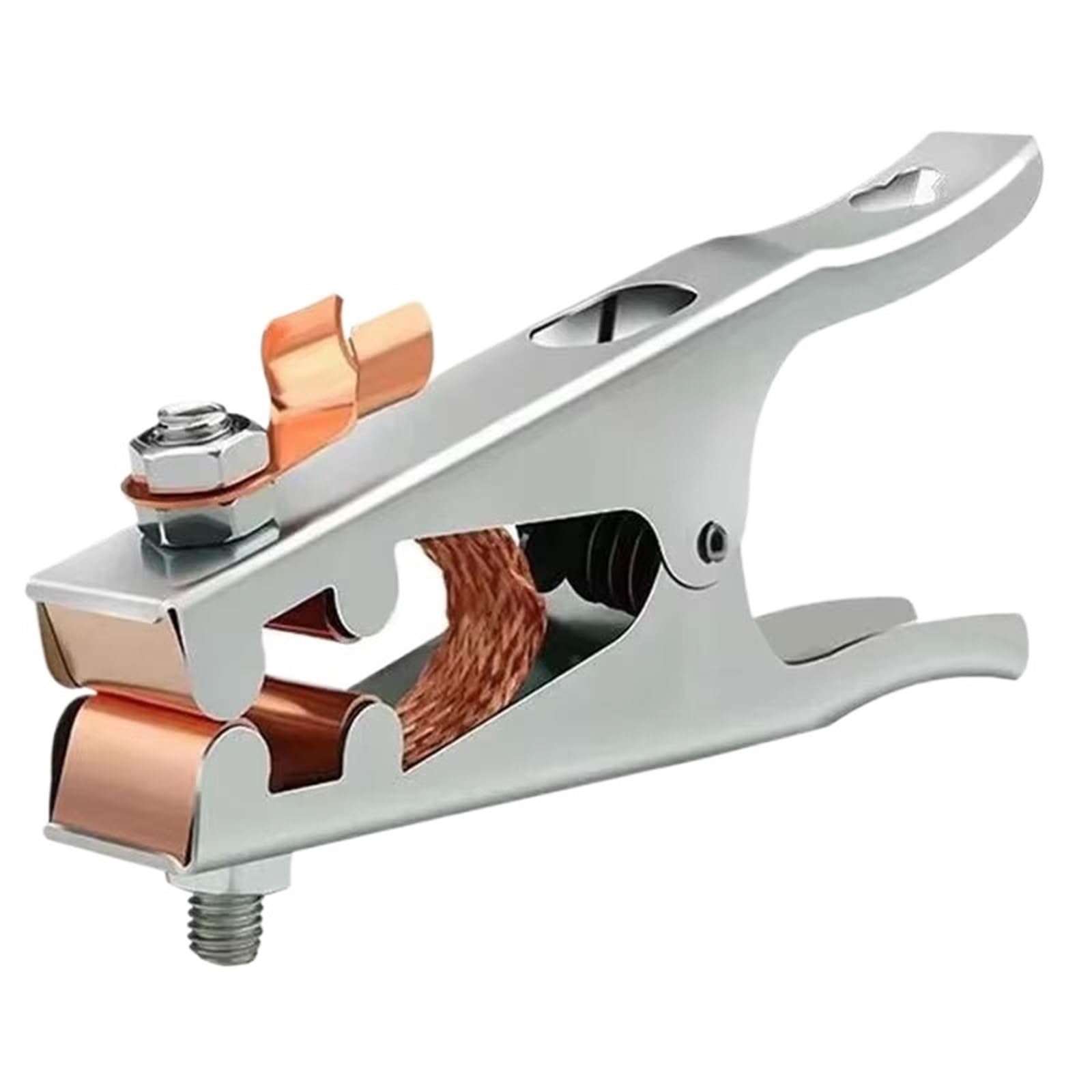 Welding Earth clamp Welding Ground Clamp for Plasma, Conductive, Spring-Loaded, Insulated, 300A 500A 800A(800A)