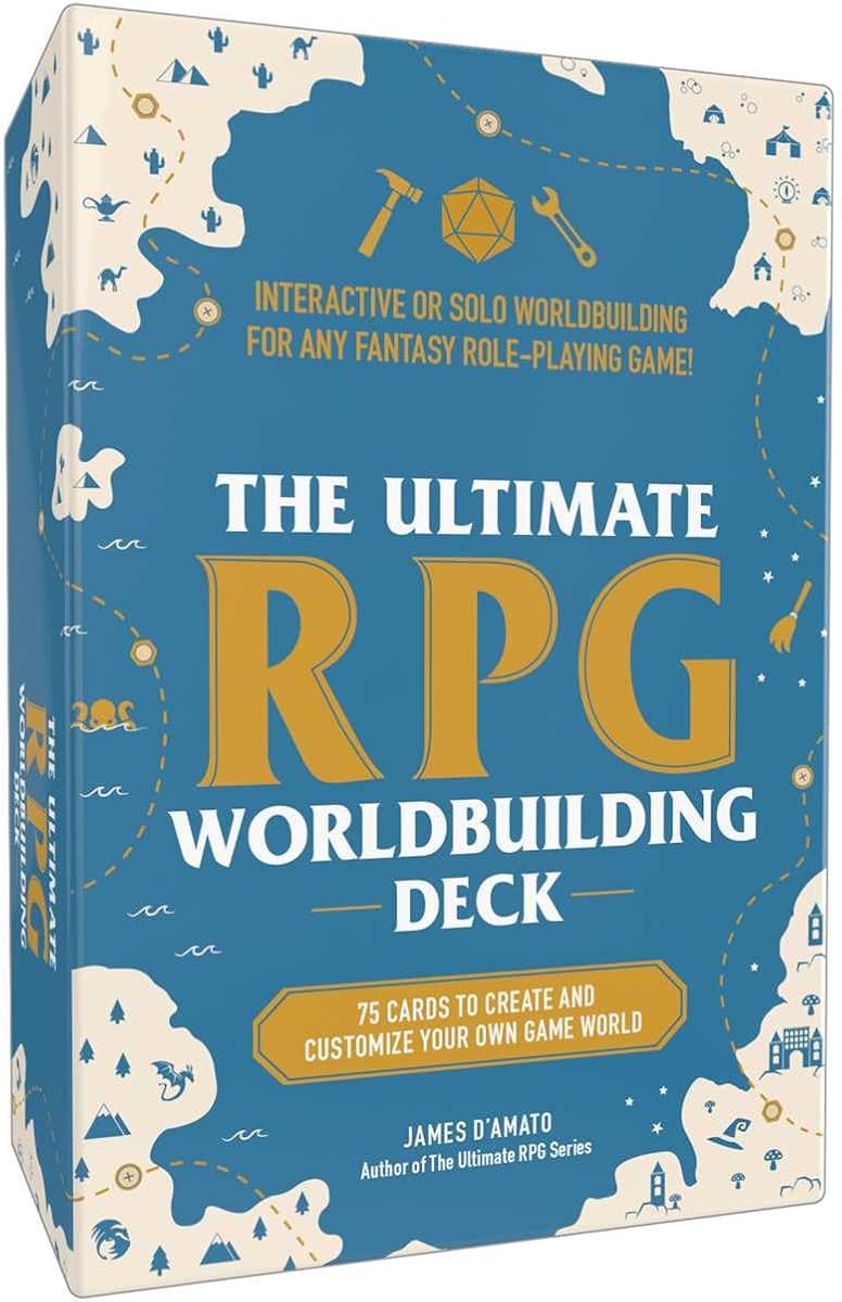 The Ultimate RPG Worldbuilding Deck: 75 Cards to Create and Customize Your Own Game World (Ultimate Role Playing Game Series)