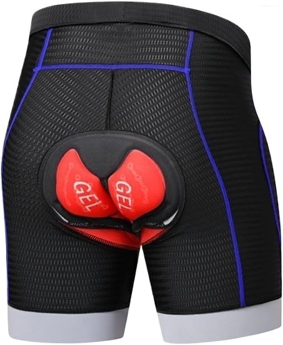 Cuissards de Cyclisme Cuissards De Cyclisme, Femmes Shorts Vélo Respirant Maille sous-Vêtements Pad Antichoc VTT Homme