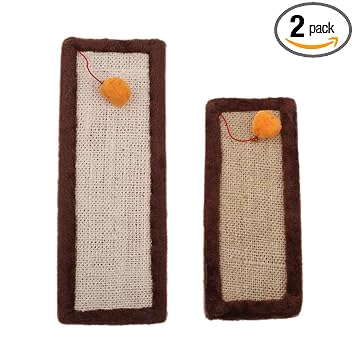 GIANTE Cat Kitten Scratch Mat Sisal Pad Scratching Post Board Sofa Cushion Toy Small