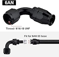 Vista 31 de EVIL ENERGY 6AN PTFE Manguera de extremo recto en color negro para manguera PTFE únicamente