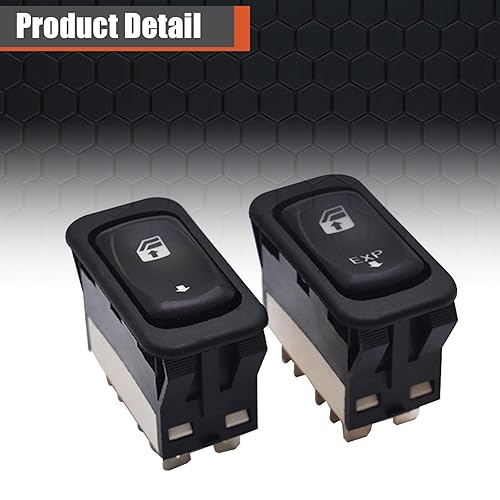 Miniatura 7 de labwork Interruptor de ventana lateral del conductor y el pasajero A0630769008 A0630769027 para Freightliner Columbia Century 2001-2011