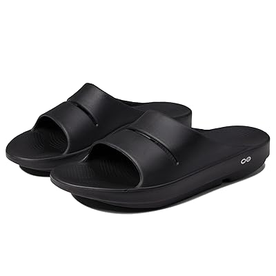 OOFOS OOahh Slide Sandals Black