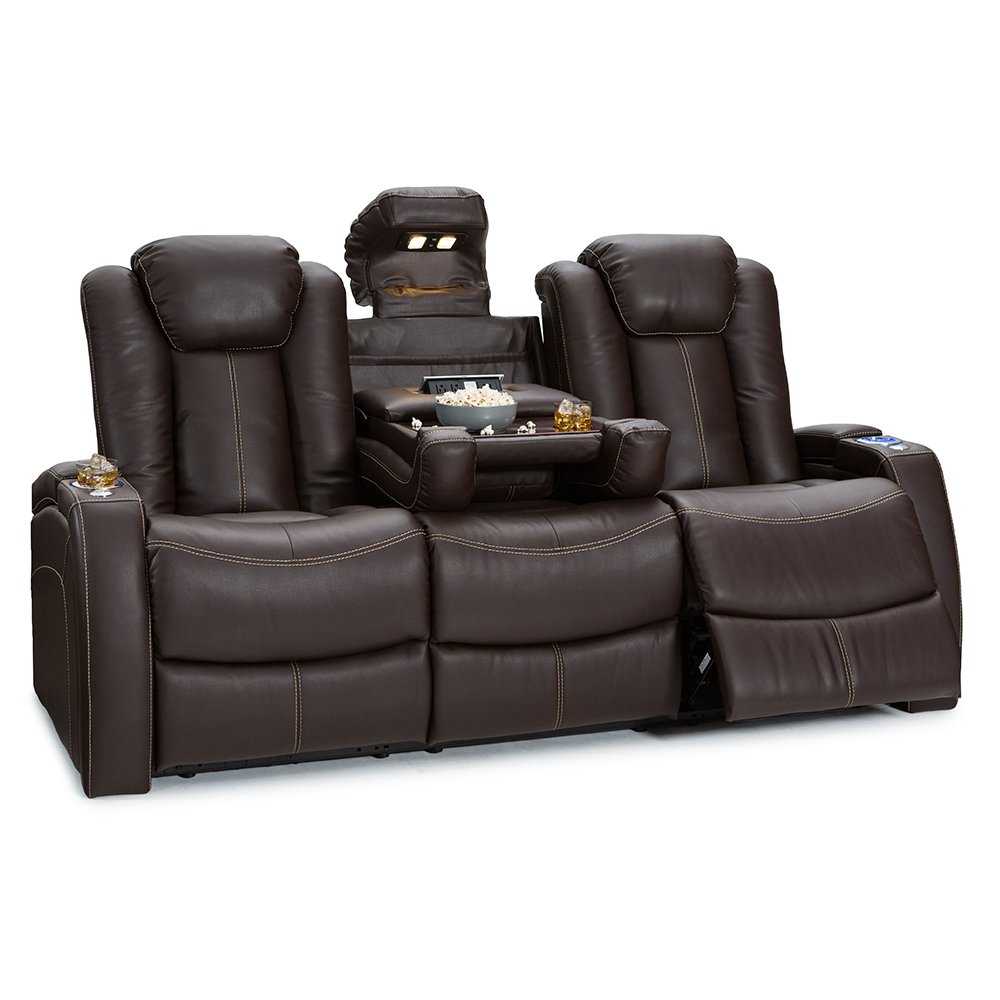 Buy Seatcraft Republic Home Theater Seating Top Grain Leather Power
