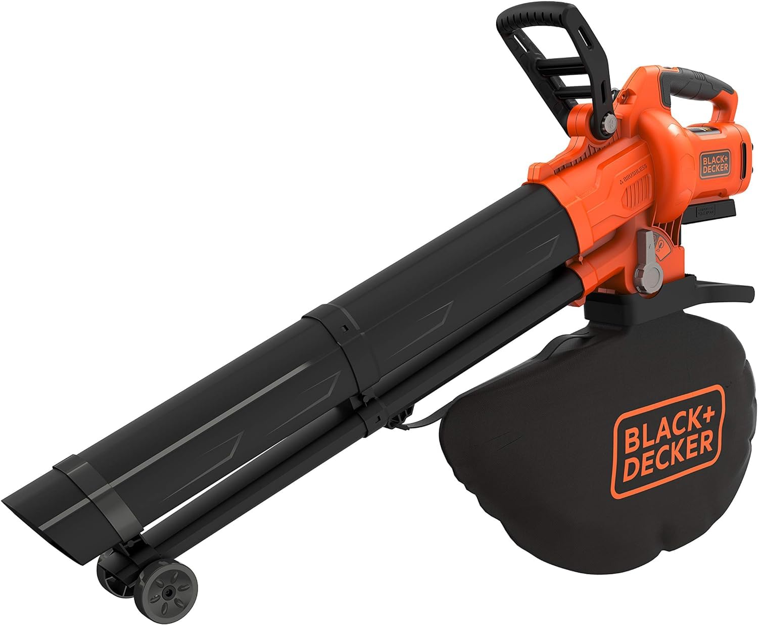 Soffiatore, Aspiratore, Trituratore a Batteria, 36V, Motore Brushless Unità & Kit Batteria al Litio e Caricabatterie Compatibile con prodotti BLACK+DECKER a batteria 36V