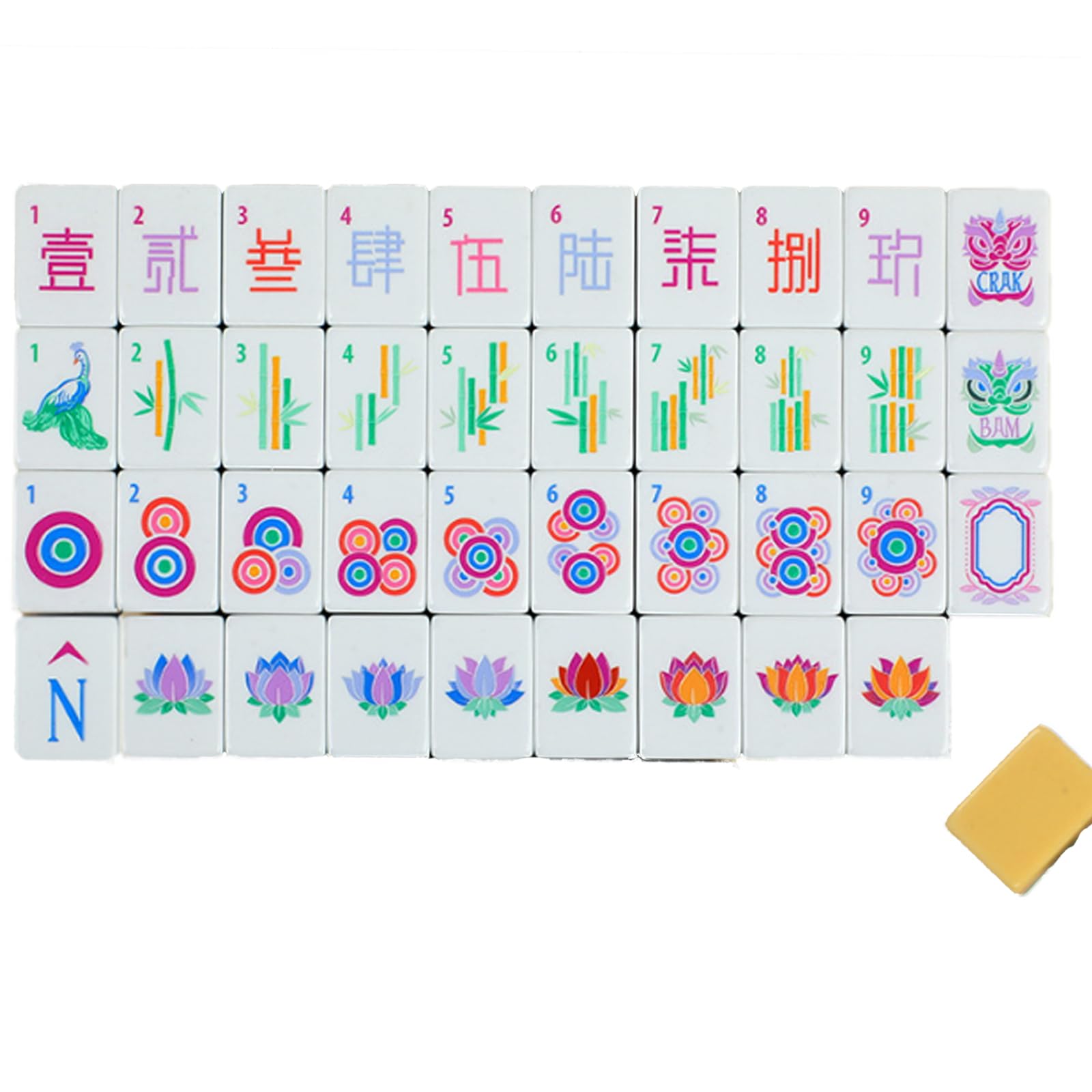Juego De Mahjong Americano,Mahjong portátiles de Viaje Múltiples Estilos