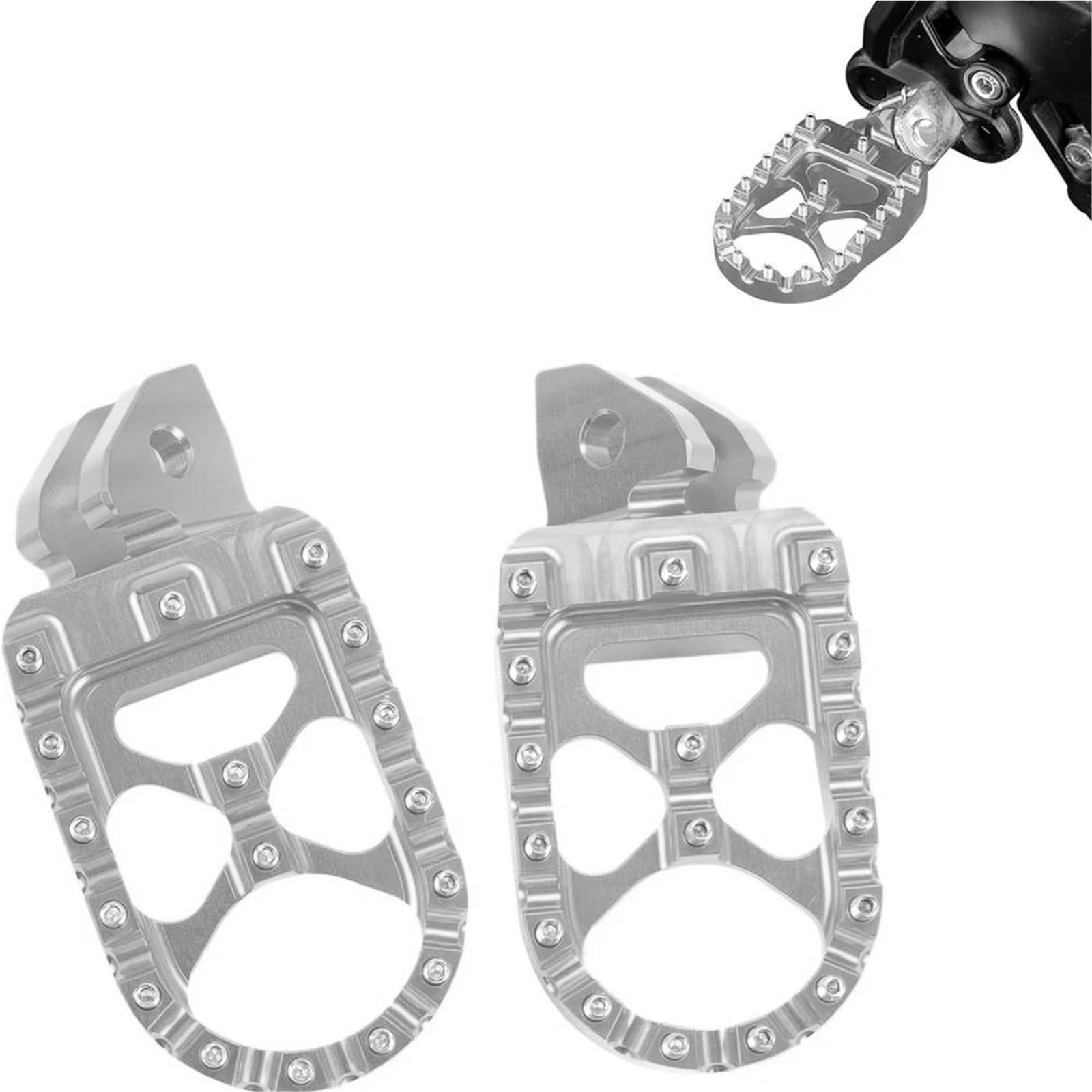 Repose-Pieds Moto Cross Passager Segway X260 Tout-Terrain Aluminium CNC