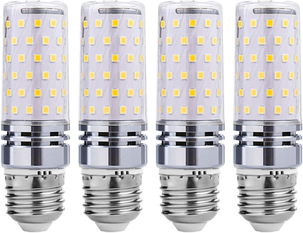 LED Corn Light Bulb, 16W LED bulbs 120 Watt Equivalent 1500lm, Daylight White 4000K E12 LED Bulb, Non-Dimmable LED Corn Bulbs, E12 Base Candelabra Led Bulbs, Pack of 4 (4000K-Daylight White, E12 Base)