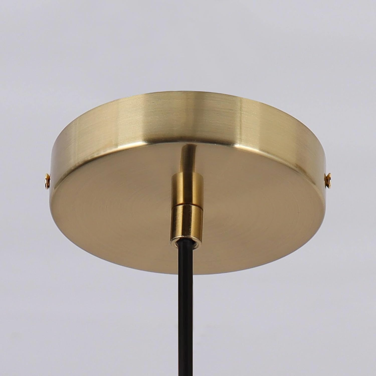 KSANA Gold Pendant Lights, Seeded Glass Pendant Lights for Kitchen Island, 1-Light Adjustable Hanging Light Fixture for Living Room Entryway Hallway