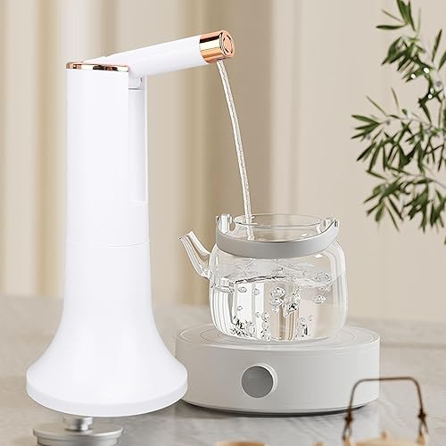 Miniatura 6 de Yosoo Electric Water Bottle Pump with Foldable Design for 5 Gallon Bottle, 3 Water Volume Options and Real Time Display, Low Noise, Type C Fast