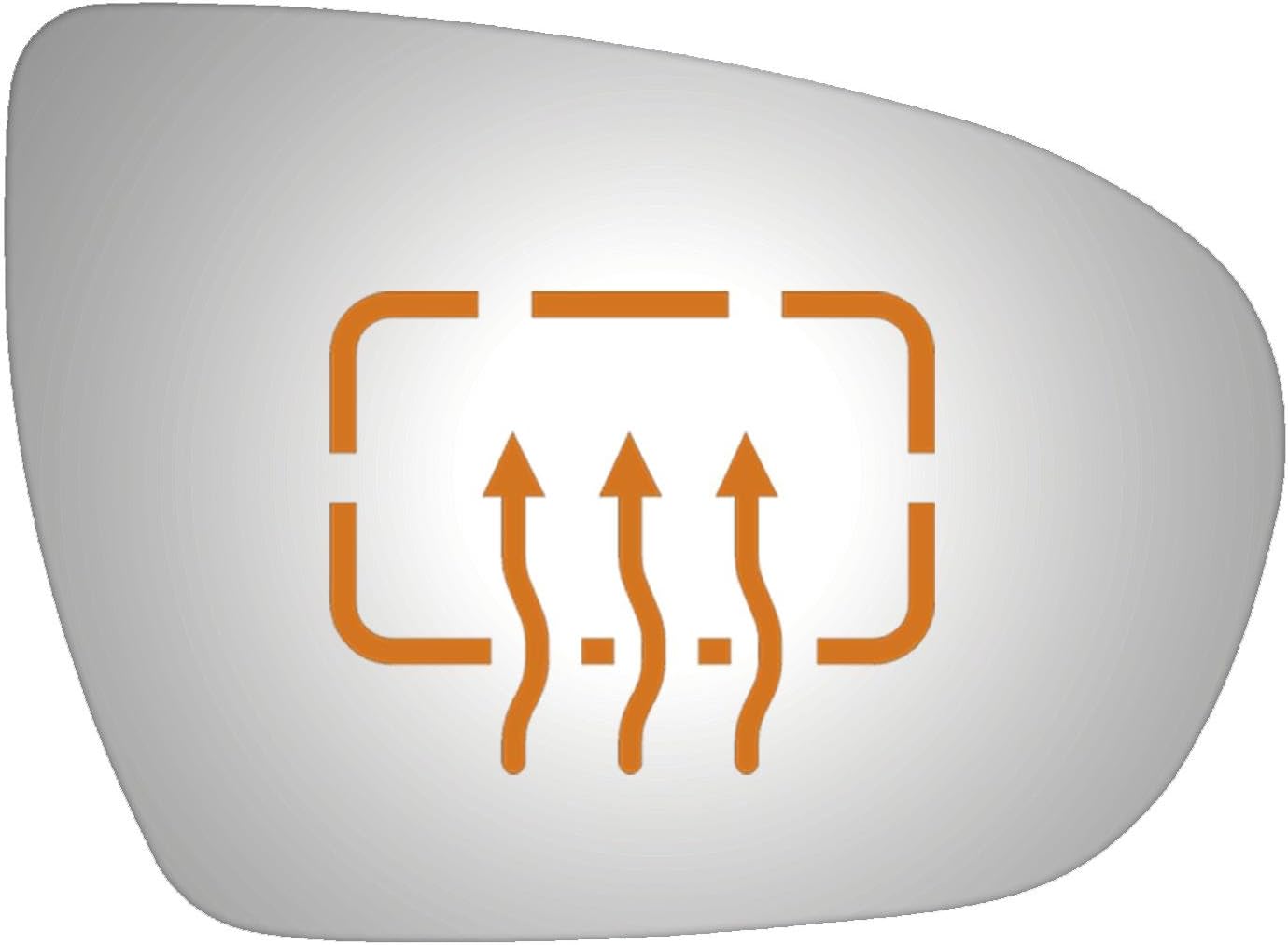 Burco 5462H Convex Passenger Side Power Replacement Mirror Glass Heated for 2011-2015 KIA OPTIMA