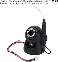 Vista 3 de SUNGOOYUE Cámara WiFi de ángulo ajustable 720P HD para RC Car Picnics Senderismo Viajar, Cámara de control remoto RC para F3 F4 1:24 RC Car