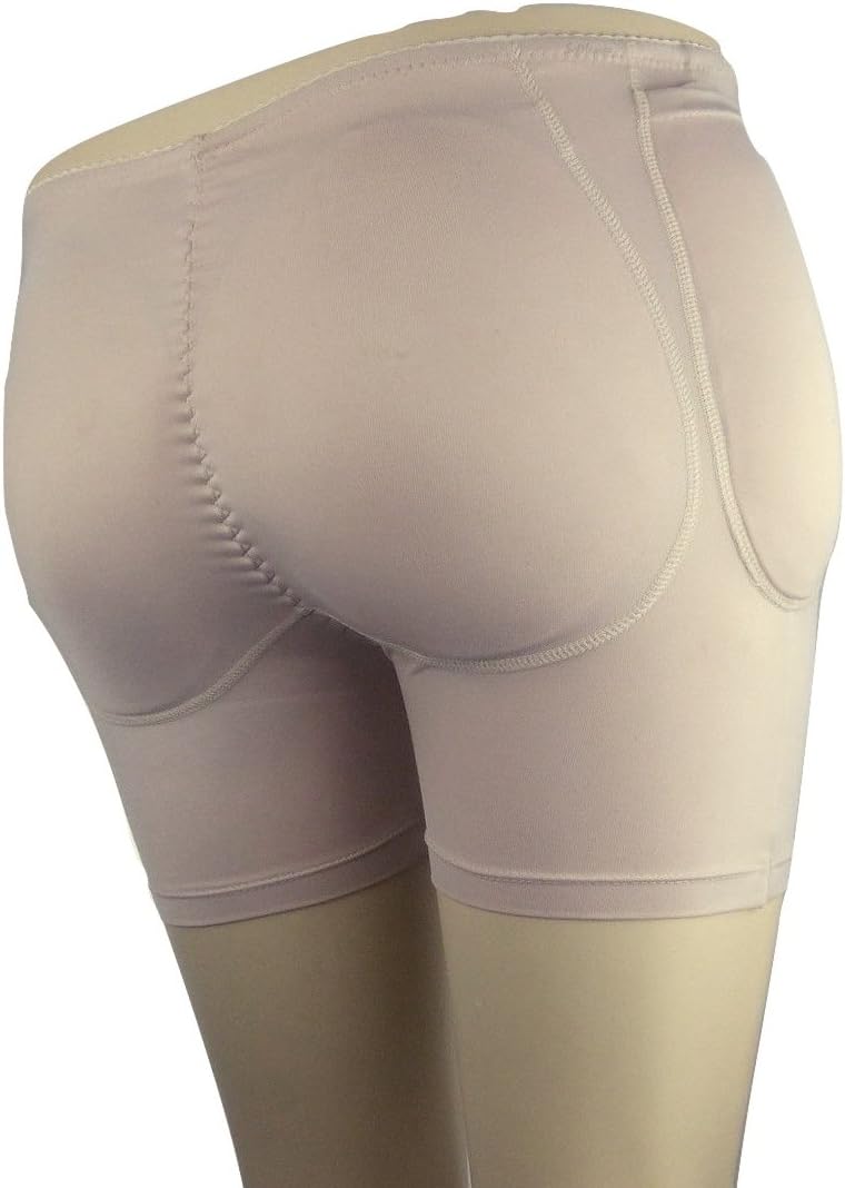 Softleaves B600 Buttocks and Hip Padded Panties Enhancers Full Set Contains Pocketed Pants and a Two Hips Round Pads and 2 Butt Pads
