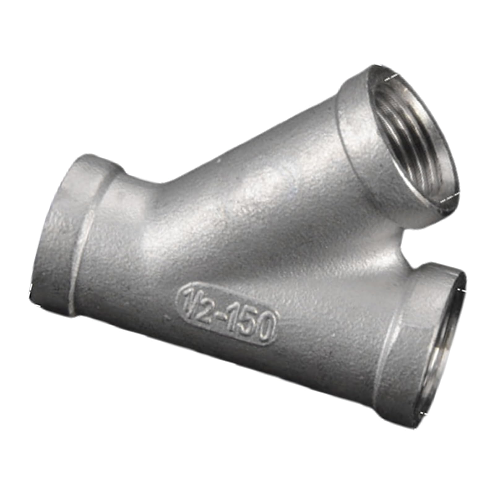 Msioytog 45 Degree Inclined I Stainless Steel Tube Pipe Fittings Y Shaped Tees 45 Degree Joint For Water Systems Kitchen Garden Irrigation Home Repair Plumbing