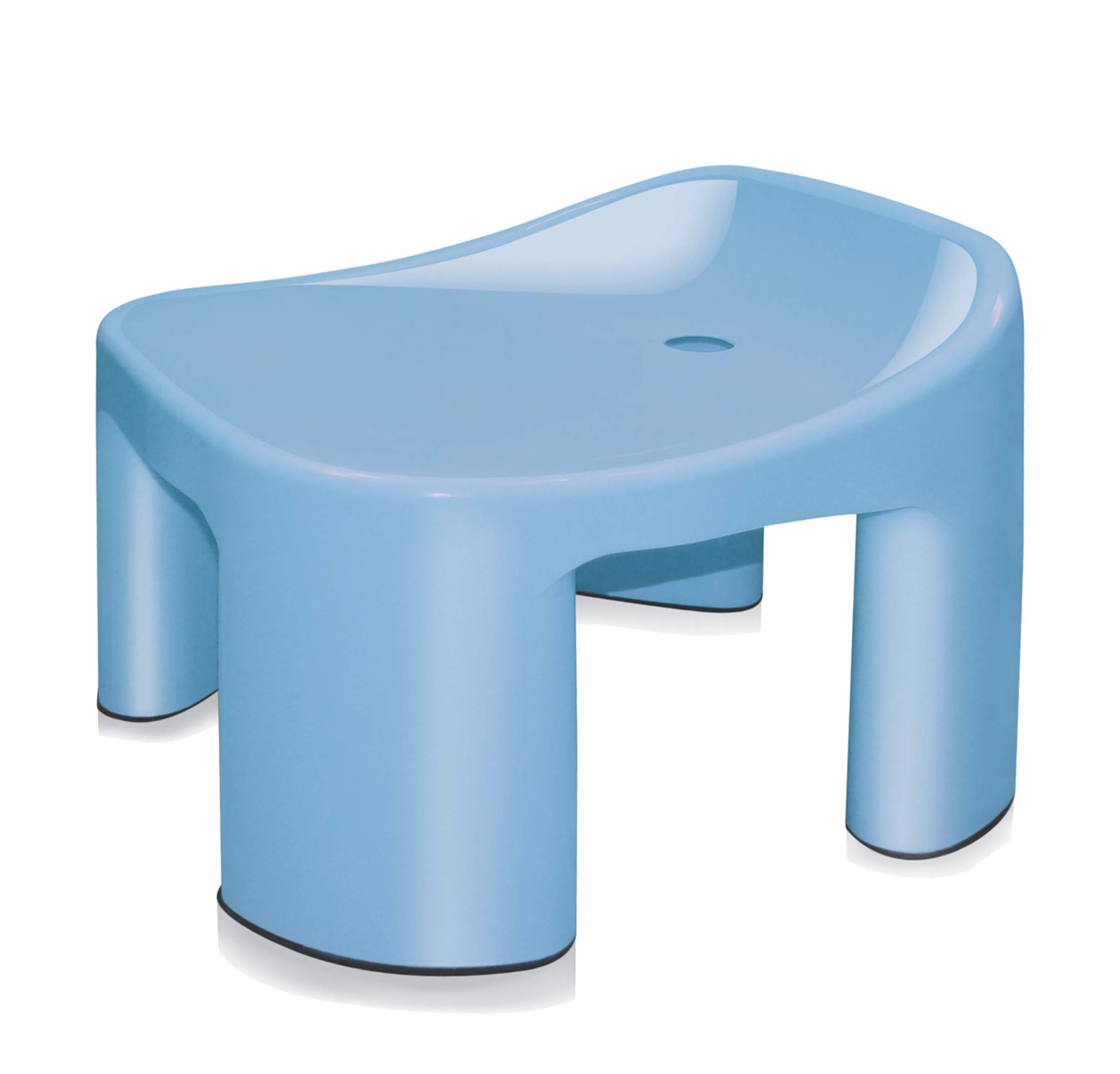 MILTON Solid Backrest Stool, Blue | Multipurpose Use for | Home| Living ...