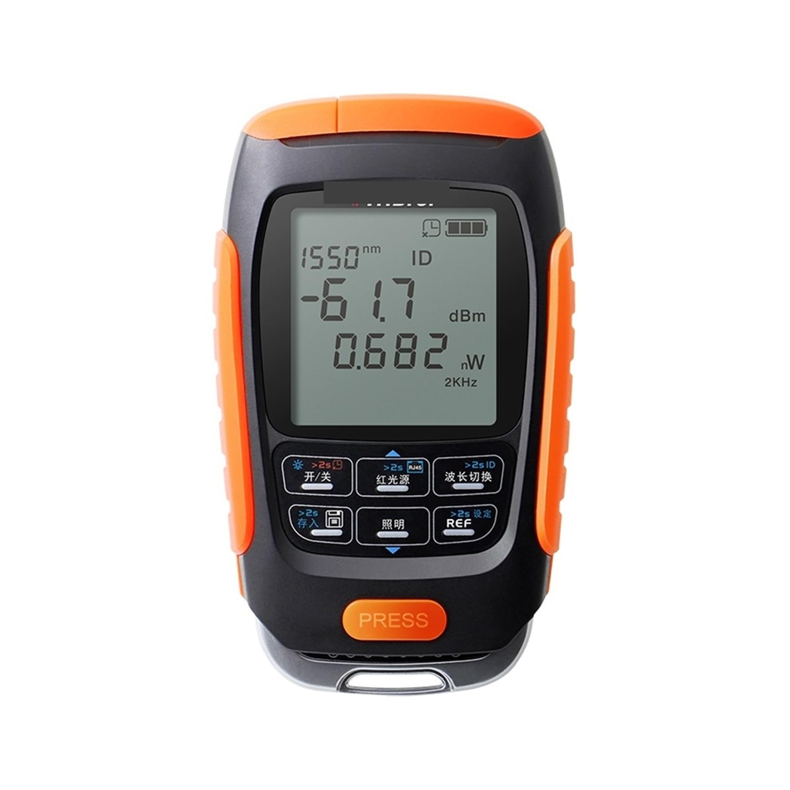 Fiber Optic Cable Tester, 4in1 Li-Lion Battery Optical Power Meter，Visual Fault Locator，Network Cable Test Fiber Tester(50T-30mw 30KM)