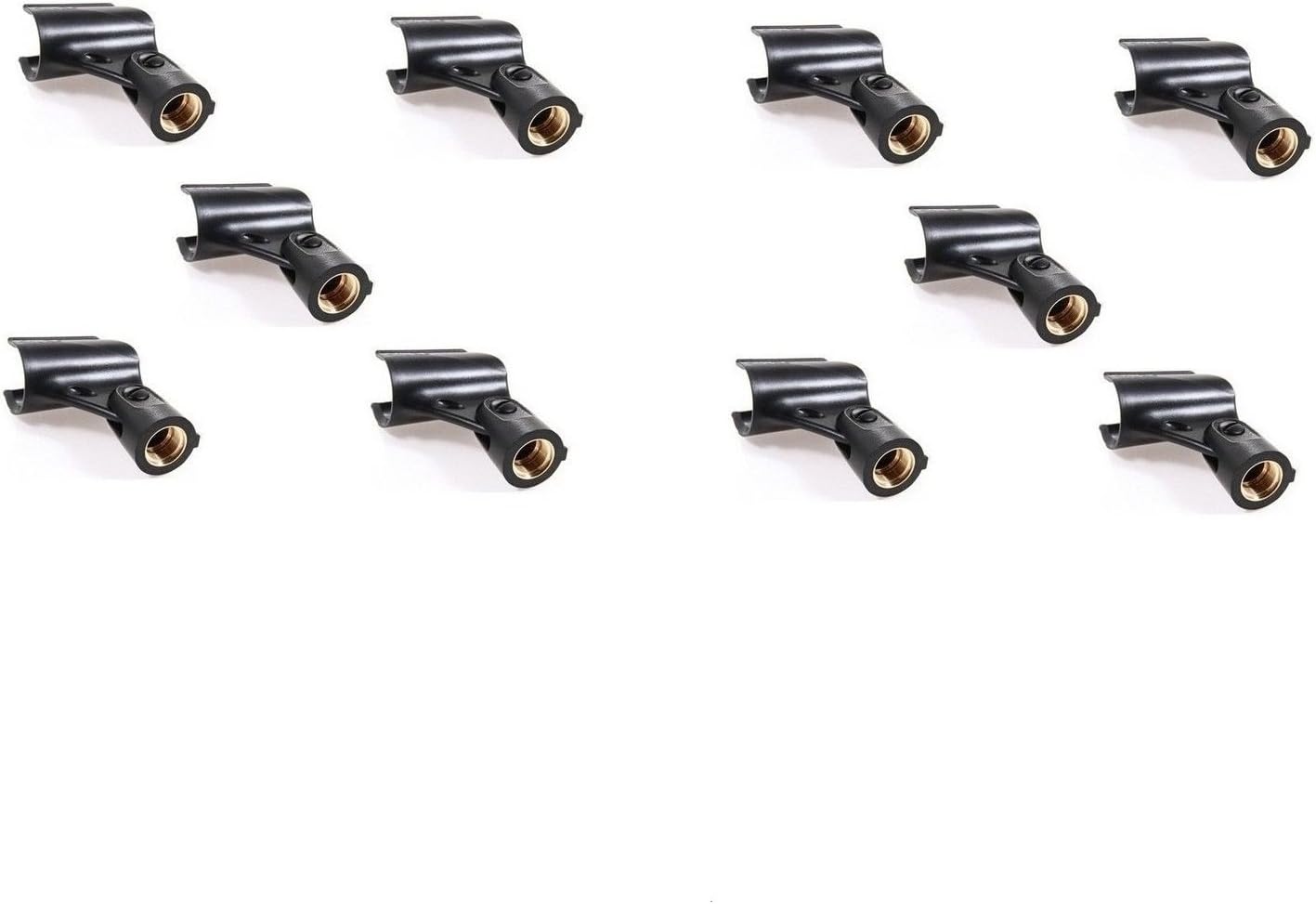 Poly audio 10 PACK Microphone Holder Clips, Microphone