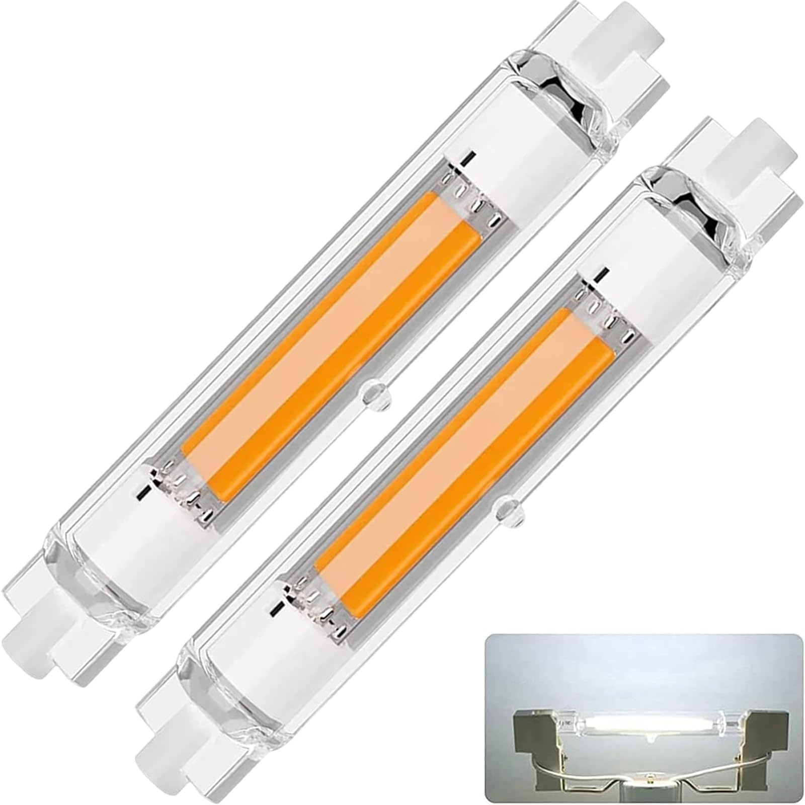 TDDKFB R7S LED 118mm Lampadine,Dimmerabile R7S 20W 118mm LED Equivalenti a 200W Lampada Alogena