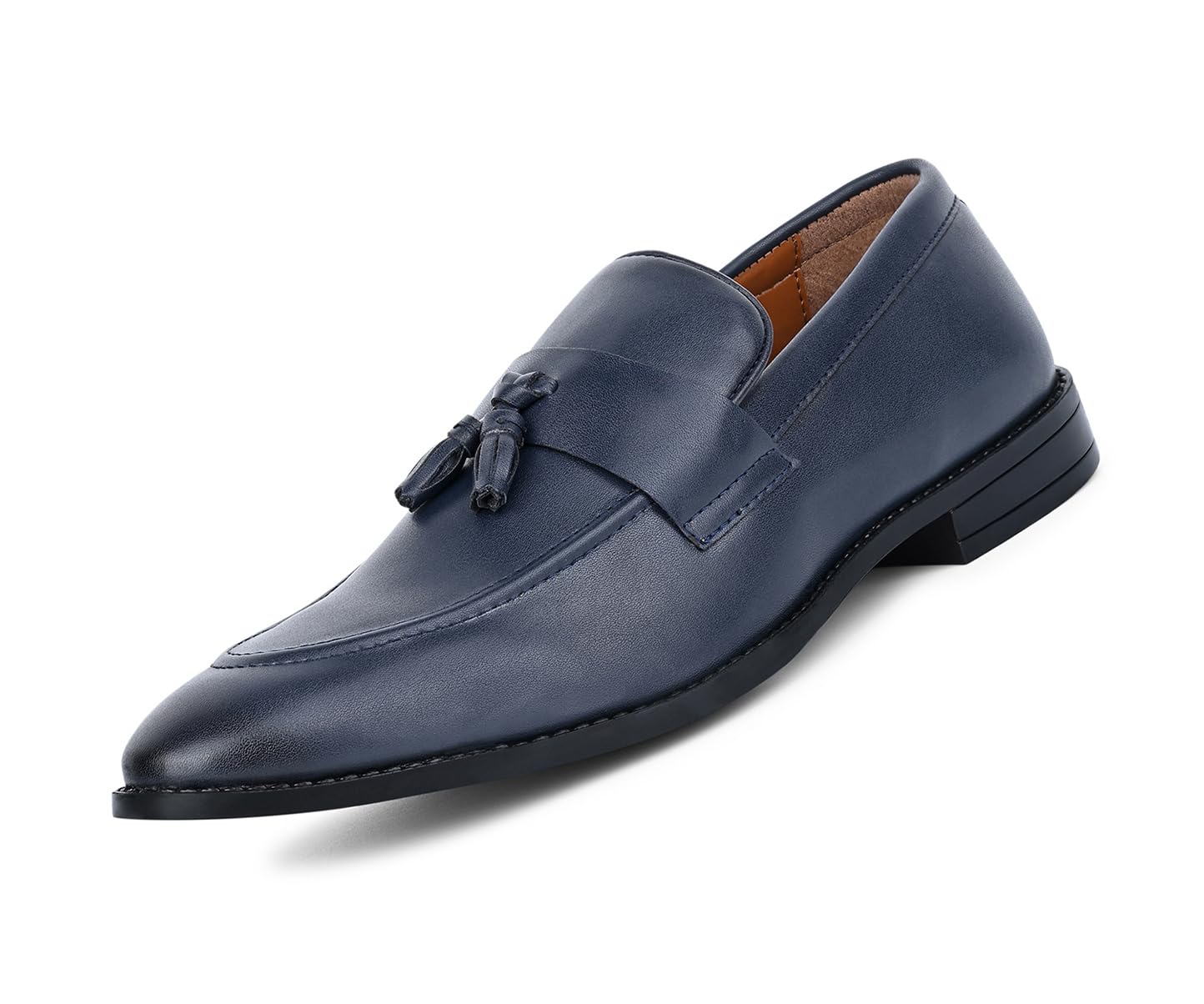 LOUIS STITCH Loafers Formal Shoes for Men | Slip-On Moccasins with Square Design | Ideal for Business, Casual Solid Federal Blue | UK Size 8 (RGVMSQMCBU) (B0DC3JMHSN) Amazon Price History, Amazon Price Tracker