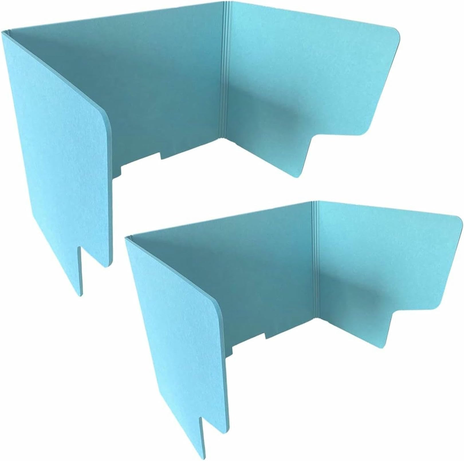 2 Pezzi divisori acustici da scrivania indipendenti da 24"/31"/39" Pannello per la Privacy Portatile, divisorio Acustico da Tavolo fonoassorbente, divisorio per scrivania da Laboratorio