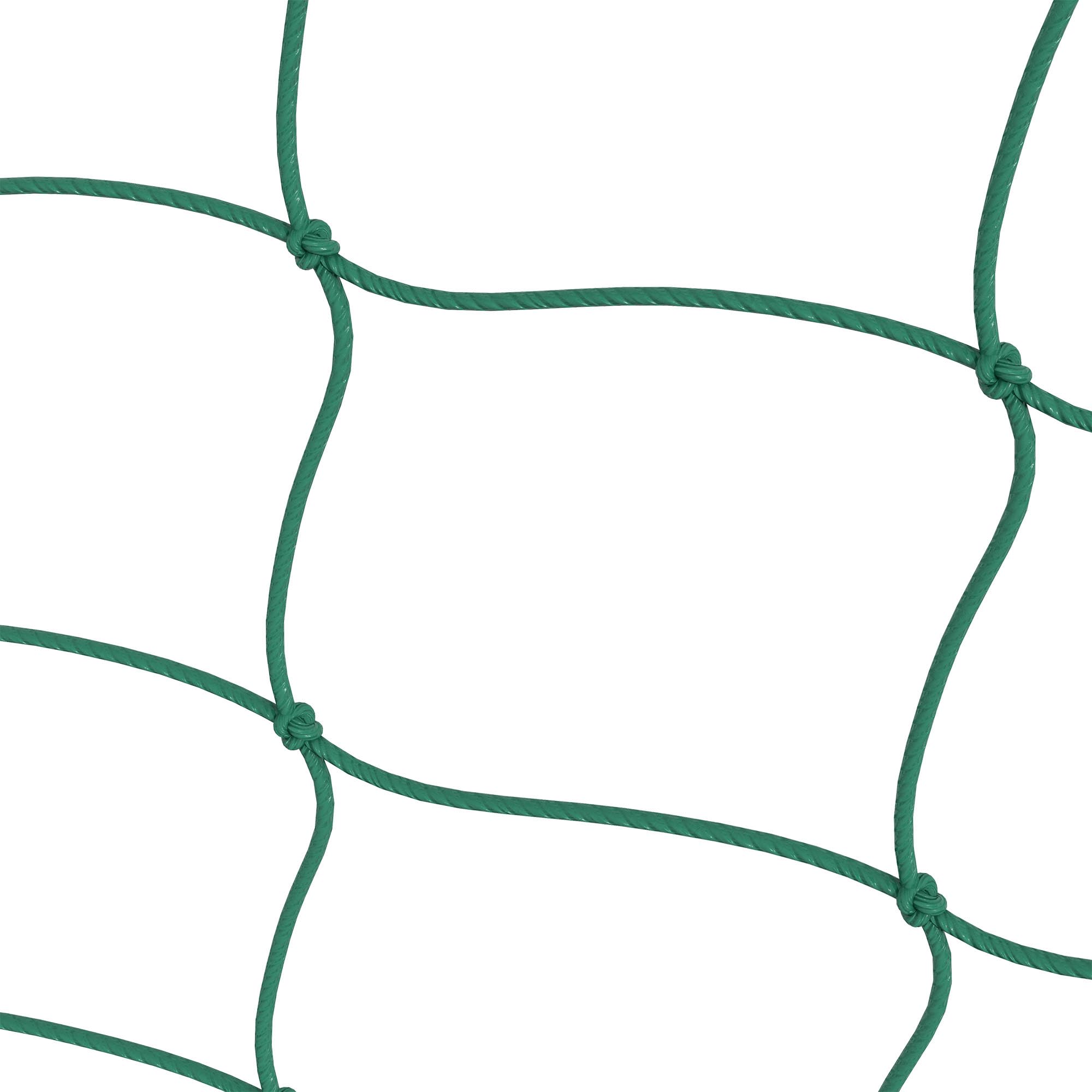 Outsunny Enrejado de Pepino 206 cm, Enrejado de Jardín en Arco para Plantas Trepadoras al Aire Libre, Forma en U, con Estructura de Acero con Recubrimiento de PE y Malla, Soporte para Verduras, Frutas