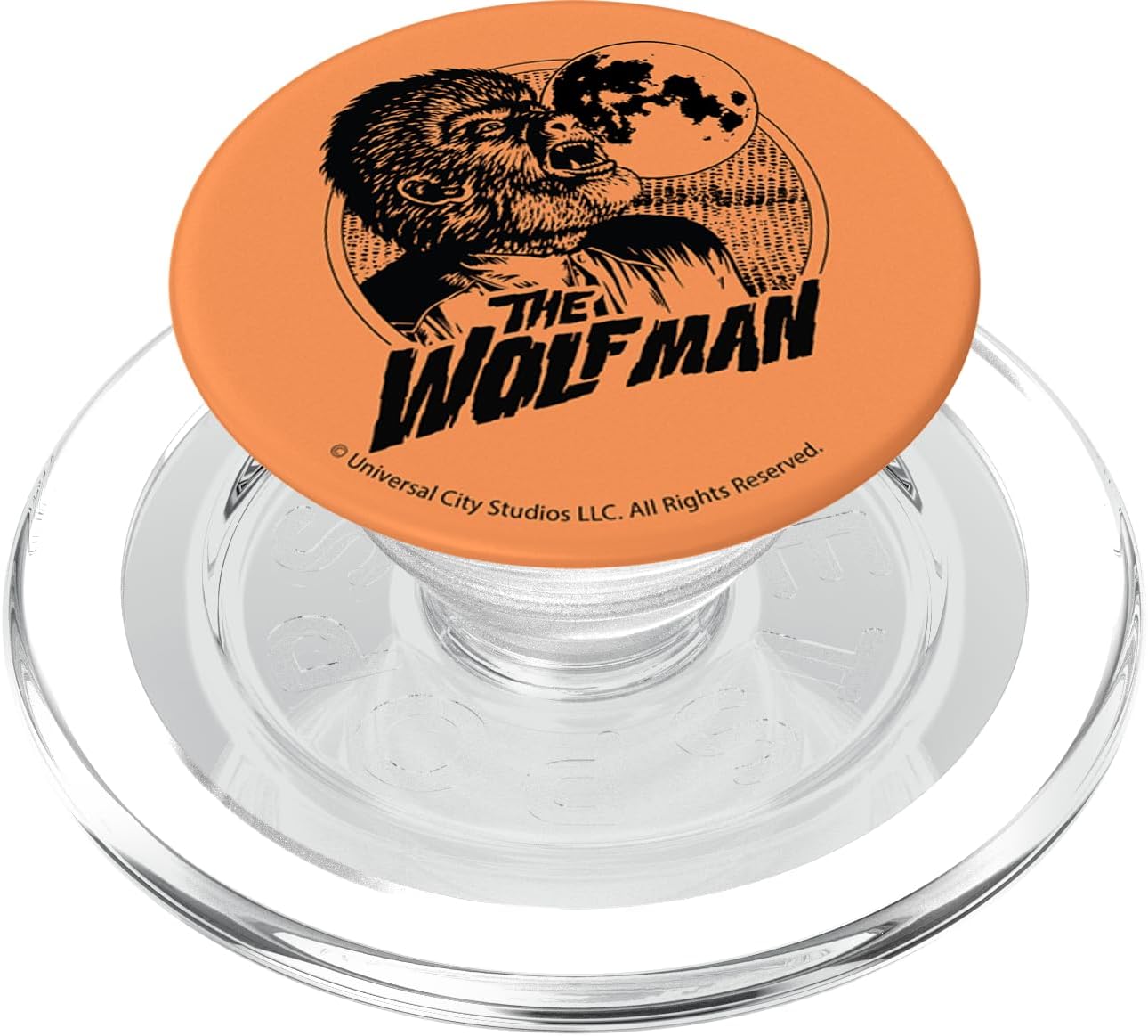 Universal Monsters Wolfman Orange Hue Portrait PopSockets MagSafe PopGrip for iPhone