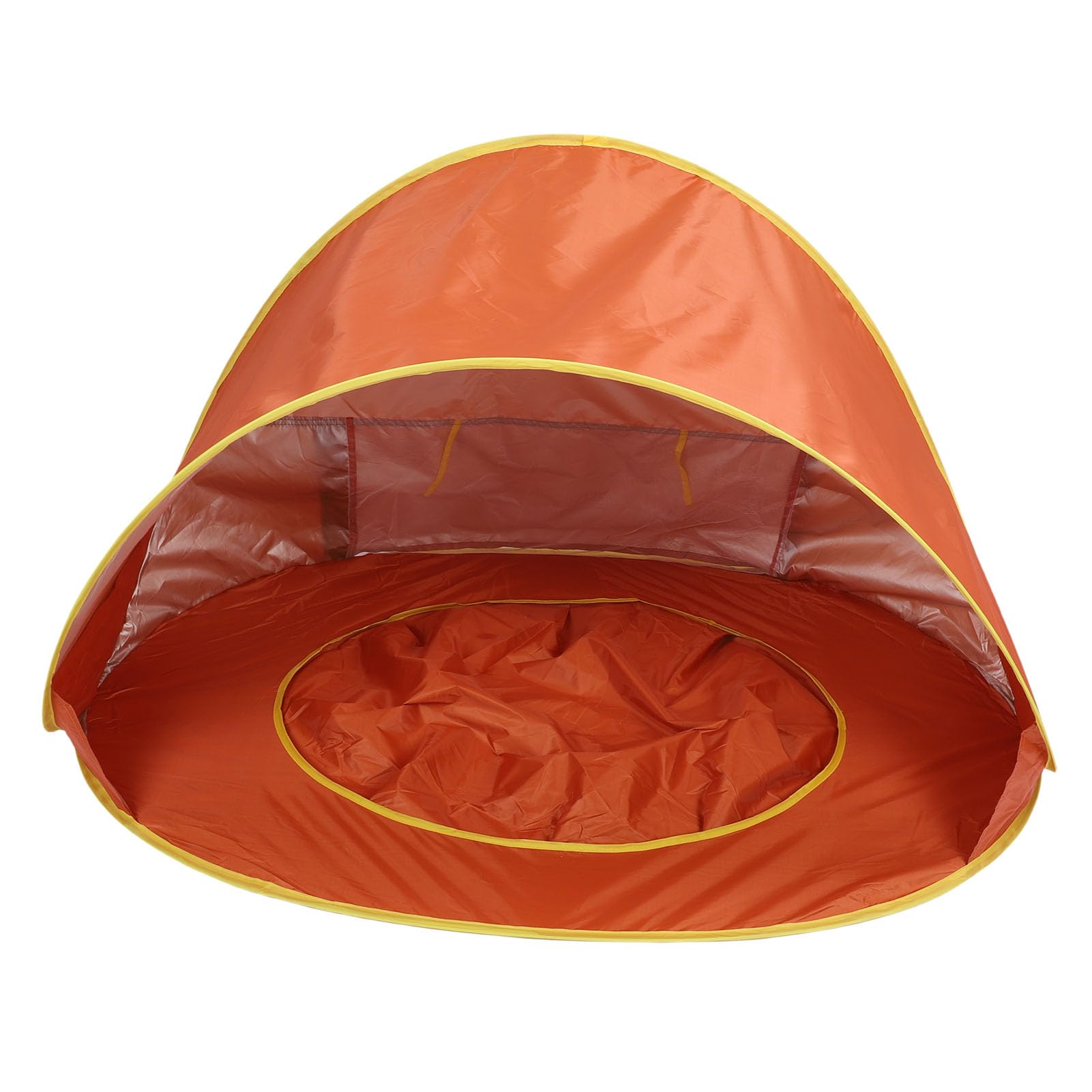 Cosiki Tenda da Spiaggia per Bambini Pop-up a Prova di Sole con Piscina per Campeggio All'aperto, Tenda da Spiaggia Portatile Leggera per Bambini, Protezione UV50+ (ORANGE)