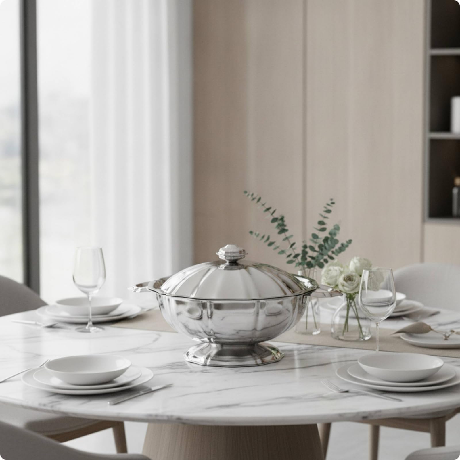 rockible schale mit deckel rostfrei buffetschale mit deckel lebensmittelecht schüssel für hotelrestaurant