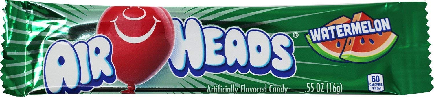 CANDY INDIVIDUALLY WRAPPED BARS, WATERMELON, NON MELTING, 0.55 OUNCE