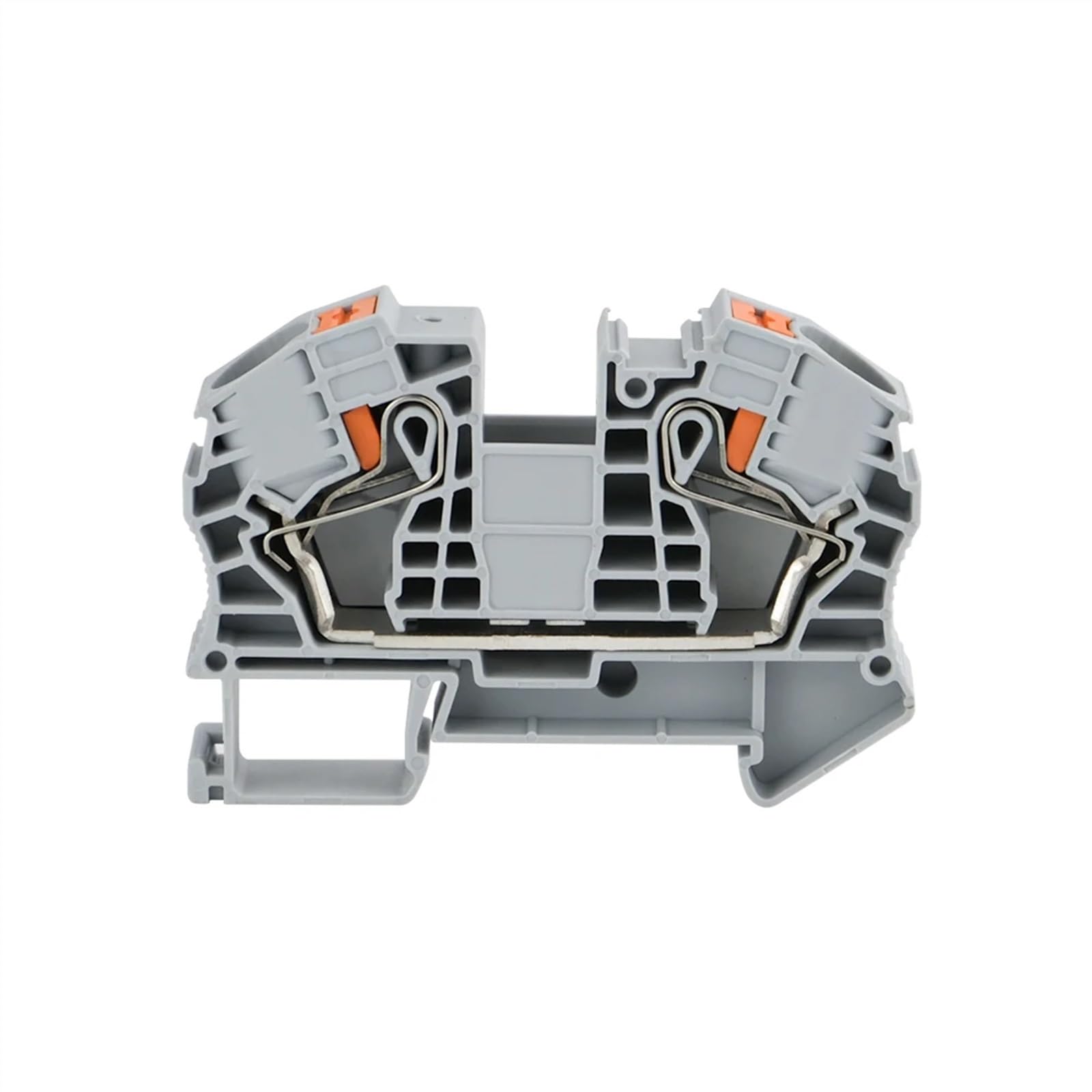 PT-16 1 Pc Din Rail Terminal Block Conductor Wire Connector Push in Spring Screwless Feed Through Terminal Block PT16