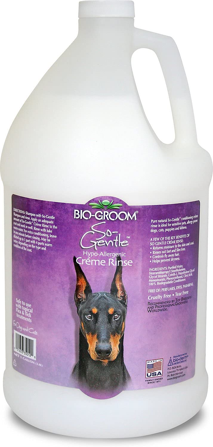 Biogroom So Gentle Mild Hypo-Allergenic Creme Rinse Tear Free Parabens Free Conditioner for Allergic Dogs and Cats with Delicate Skin Prevents Dryness and Controls Flyaway Hair, 3.8 Litre (B09DYDL65F) Amazon Price History, Amazon Price Tracker