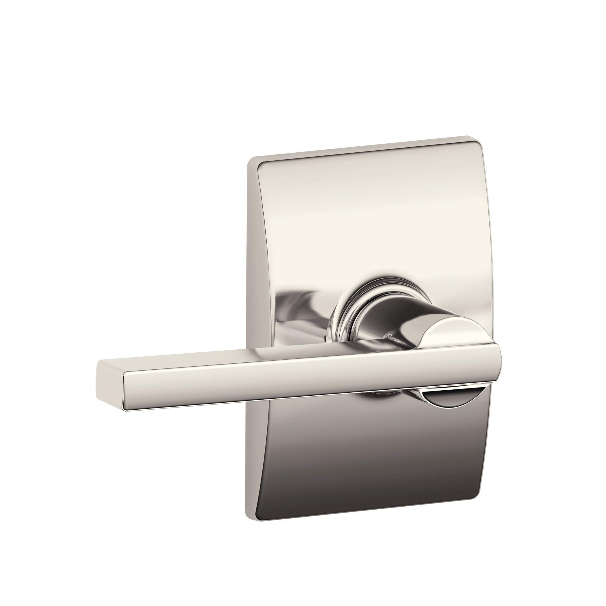 Schlage Century Collection Latitude giriş kolu anahtar ile 1 paket parlatılmış nikel