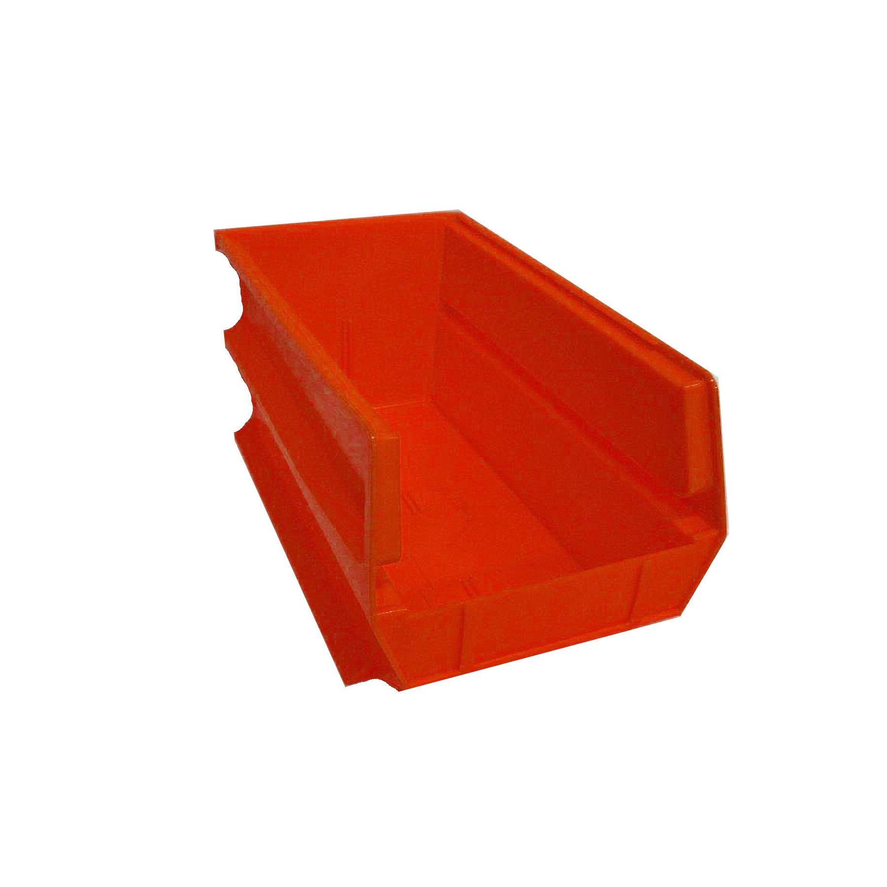 Triton Products 3-240R LocBin 14-3/4-Inch Length, 8-1/4-Inch Width, 7-Inch Height Red Stacking, Hanging, Interlocking Polypropylene Bins, 6-Pack