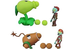 JHESAO 4 PCS Plants PVZ Action Figures