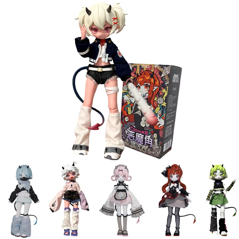 Amazon.co.jp: niannyyhouse BJD ブラインドボックスフィギュア デビル