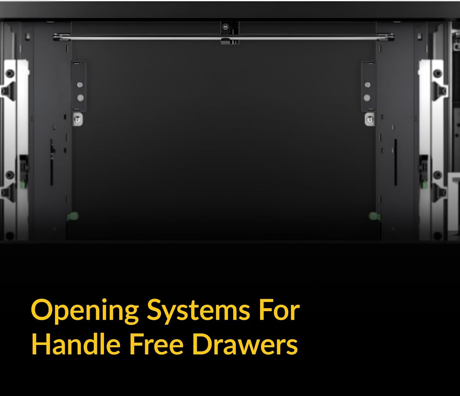 Brixwell QG64-001 Synchronization Rod, for Timpatic Soft-Close Eject Unit for Dynapro Concealed Runners for Cabinet Width 1200 mm