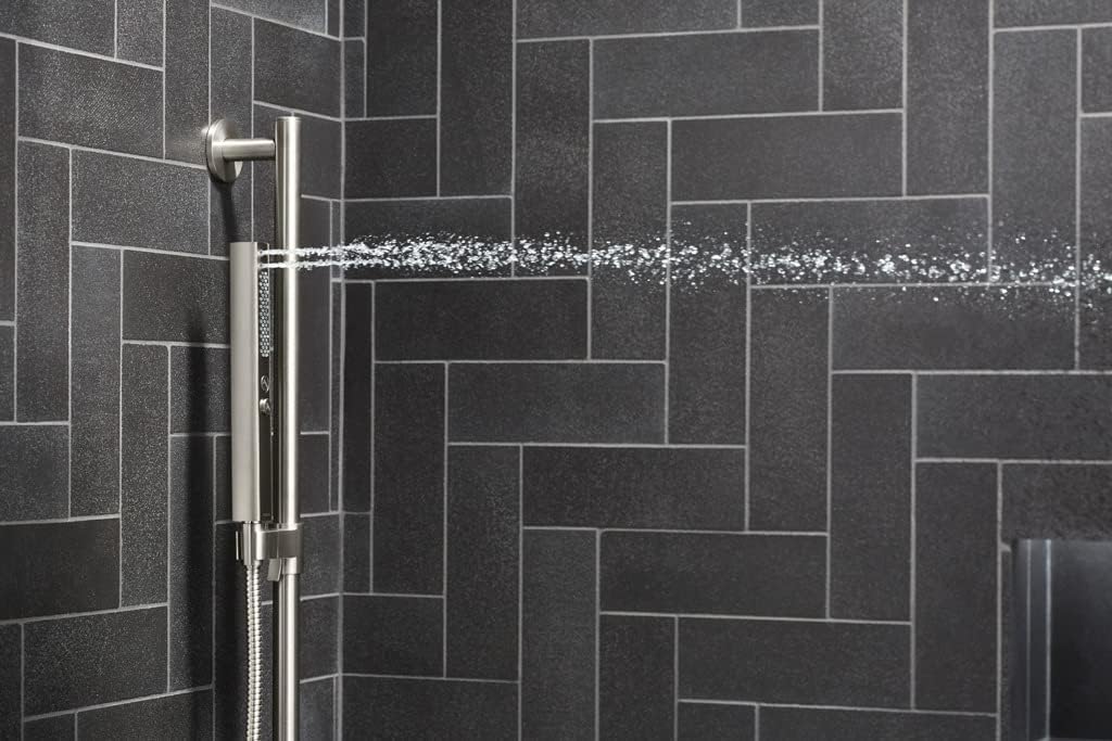 KOHLER 21336-2BZ Shift + Square Two-Function Handshower, Handheld Showerhead with 2 Spray Settings, 2.5 GPM, Oil-Rubbed Bronze