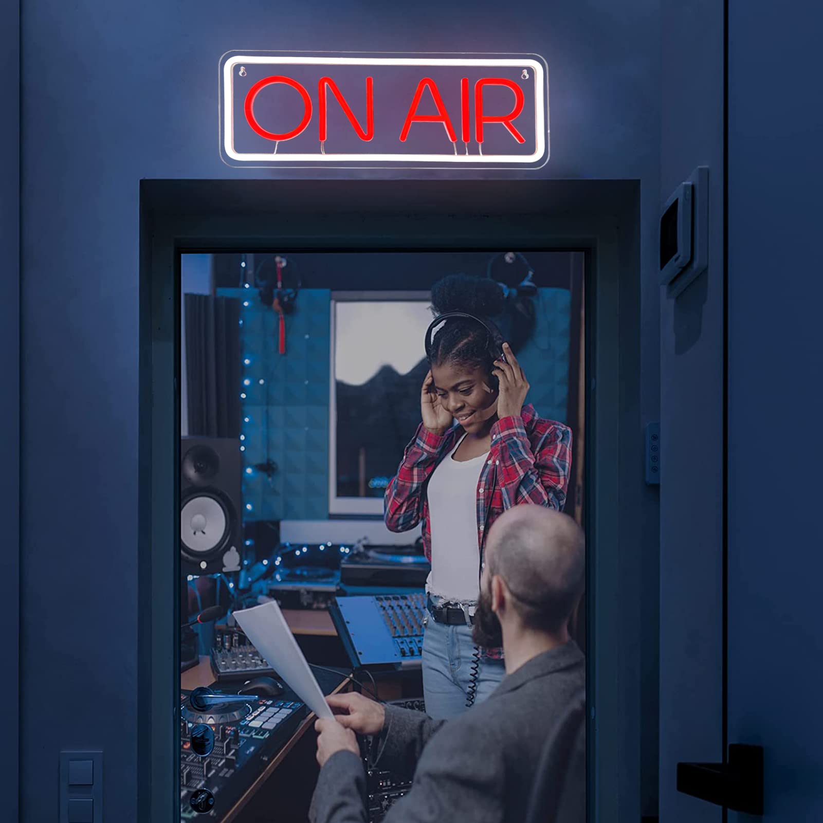 Amazon.co.jp: On Air ネオンサイン LEDスタジオライブ装飾ライト