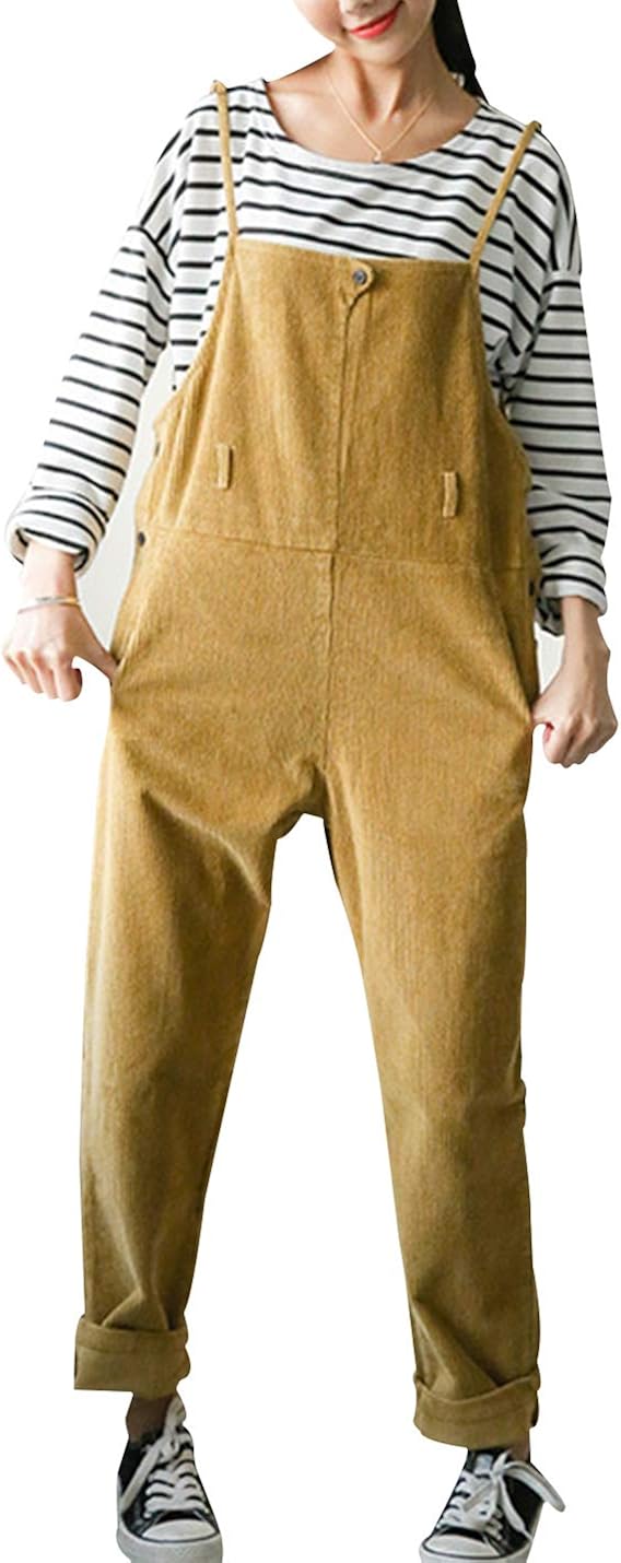 corduroy womens overalls