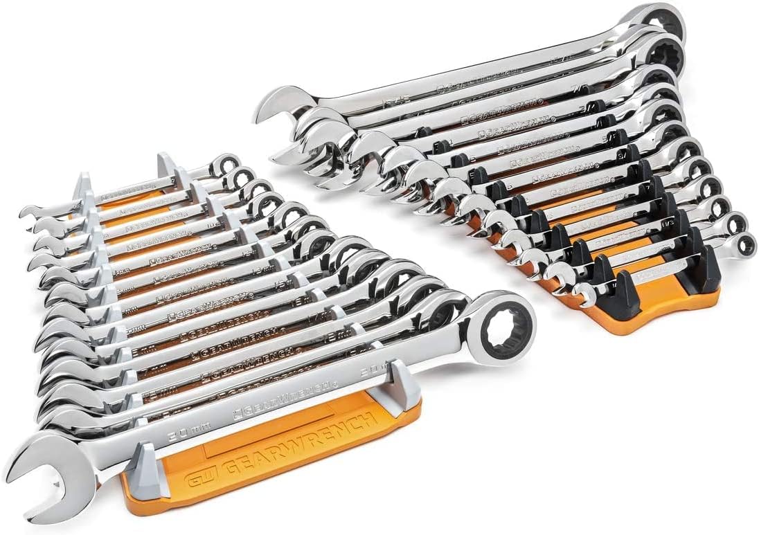 GEARWRENCH 2 Pc. 13 Slot Reversible Wrench Rack - 83120