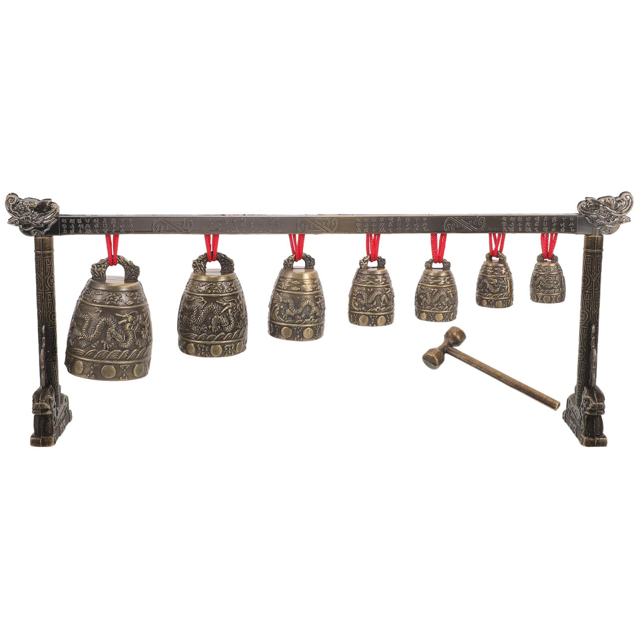 Amazon.com: BIUDECO Retro Chinese Bell Chimes Zinc Alloy Handheld