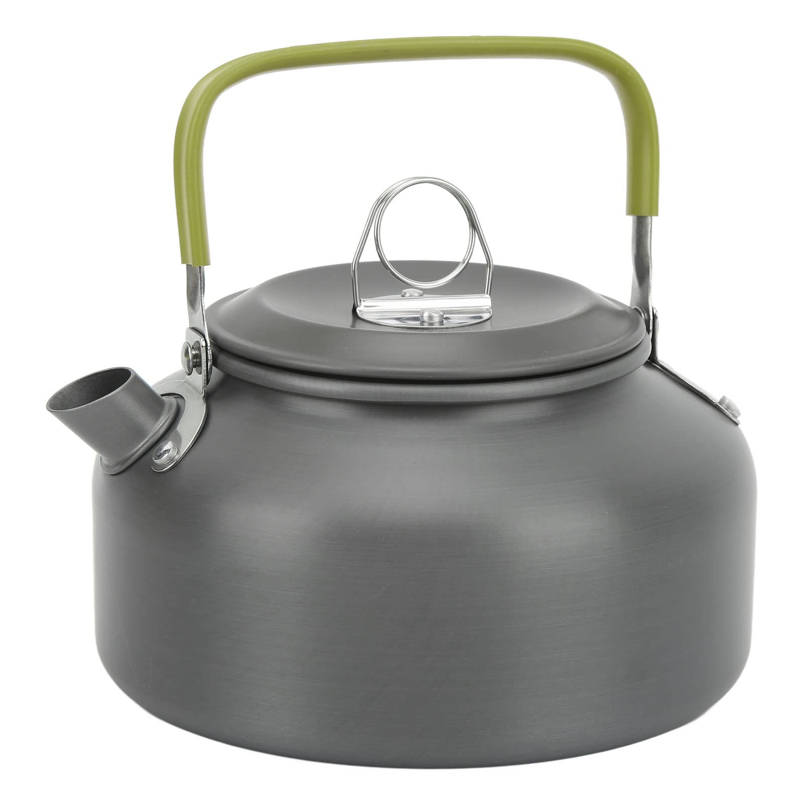 Set di Pentole da Campeggio, Set da Cucina Portatile da Campeggio per Zaino in Spalla, Teiera, Forchetta Pieghevole, Coltello, Cucchiaio (Verde) Bambole E Giocattoli Imbottiti