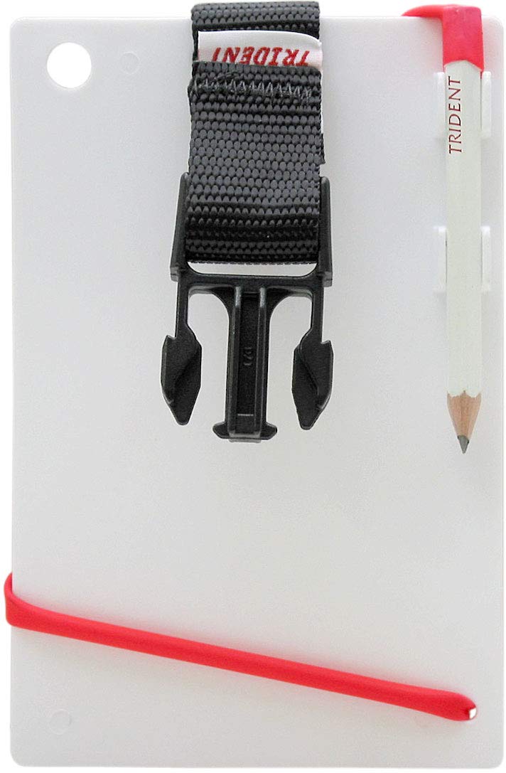 Trident Scuba Snorkeling Underwater Slate w/Pencil Q/D End