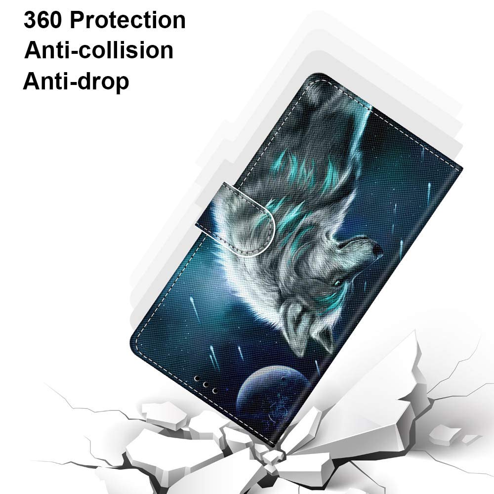 AMAZE!UK Phone Case For Oppo A54s, Oppo A16s Flip Book Phone Case With Kickstand,Full Protection Case With Magnetic Closure Fit For Oppo A54s, Oppo A16s (Blue