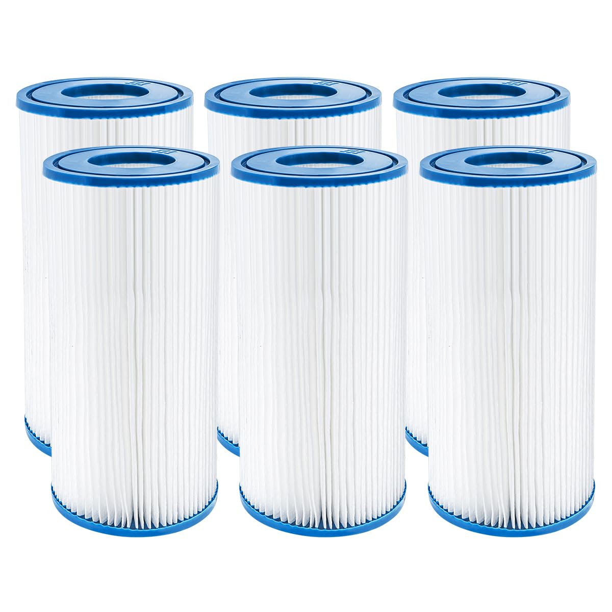 WuYan Replacement Filter Cartridge Compatible with Best-way 58012 Type A/C Filter Cartridge, 6 Pack Swimming Pool Filters for Best-way Type β
’ Filter Cartridges